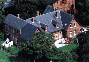 Luftbild des Hofes Baggelan